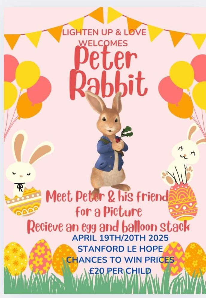 Easter Grotto with Peter Rabbit