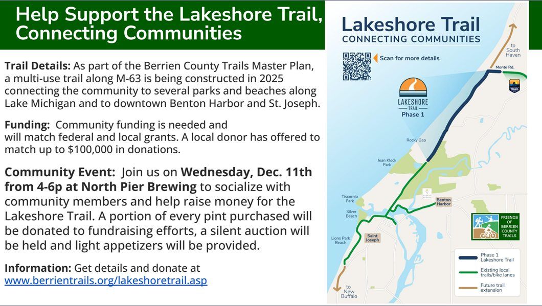 Lakeshore Trail Event at North Pier Brewing