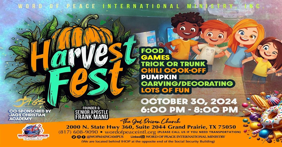 WOP Annual Harvest Festival!