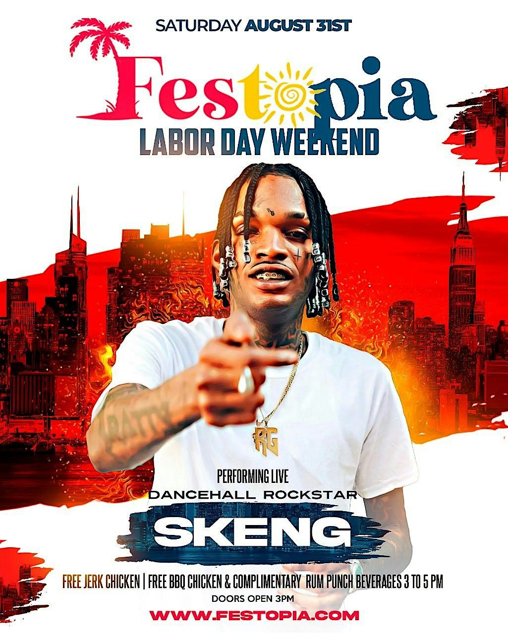 Labor Day Weekend : Festopia  New York City W\/ Skeng