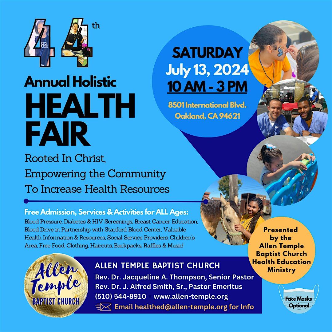 44th Annual Holistic Health Fair