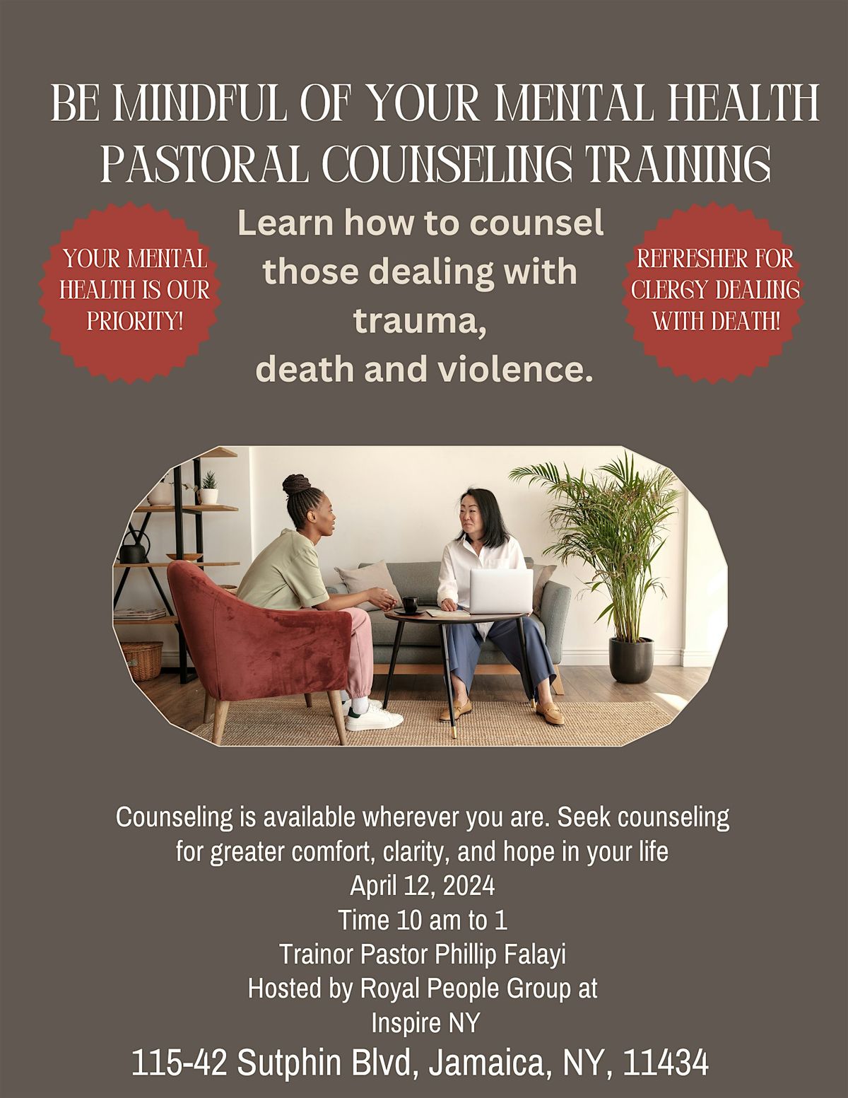 Pastoral Counseling Training