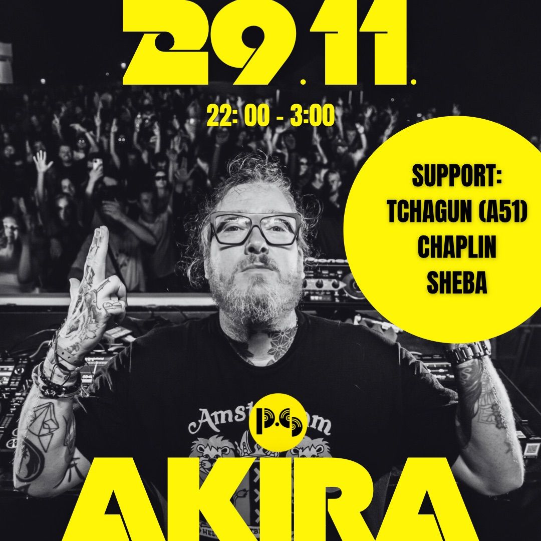 BASS DELIVERY W\/DJ AKIRA (LET IT ROLL) + support: Tchagun (A51), Chaplin, Sheba