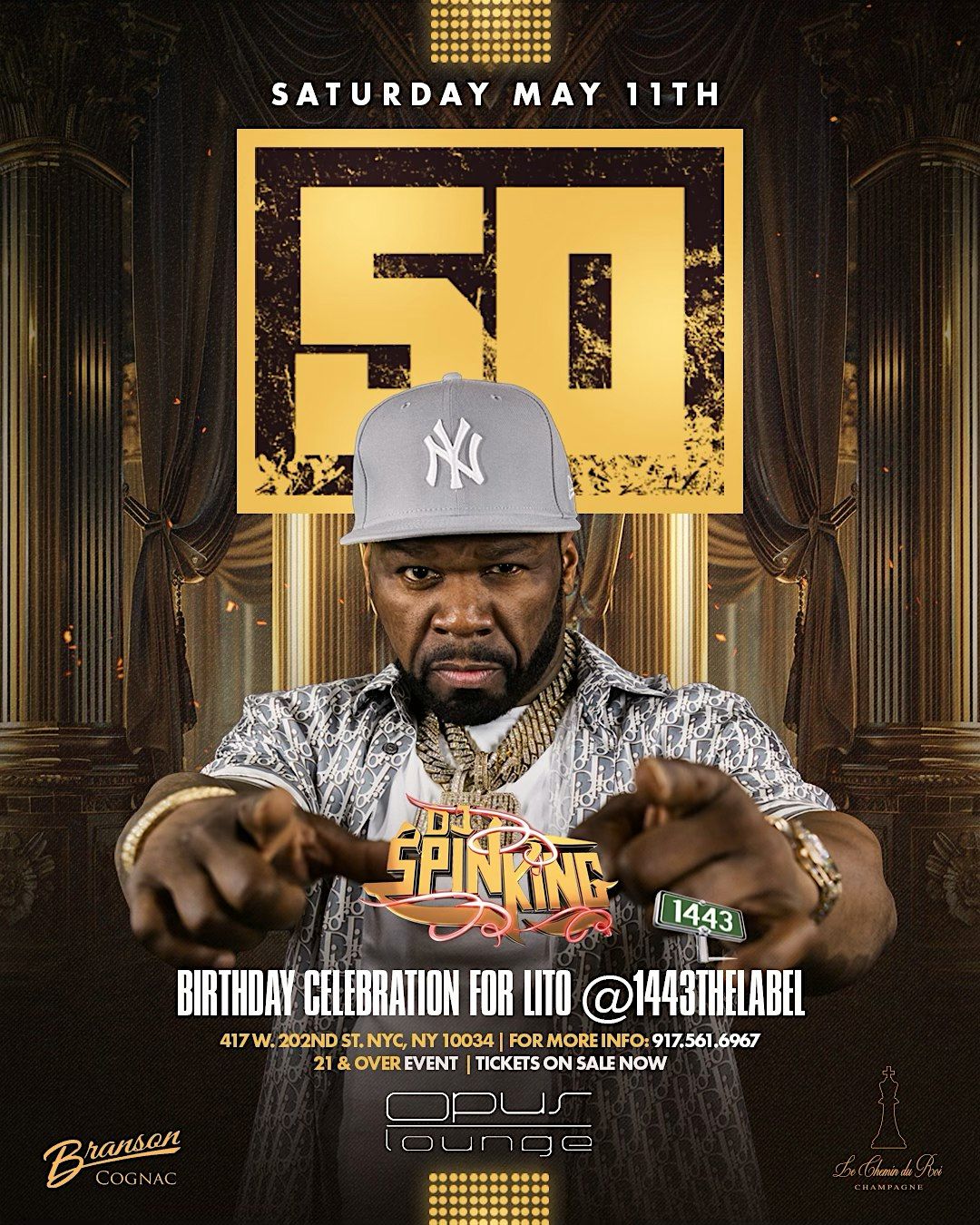 50 CENT CONCERT AFTER PARTY AT OPUS NYC - SAT MAY 11TH