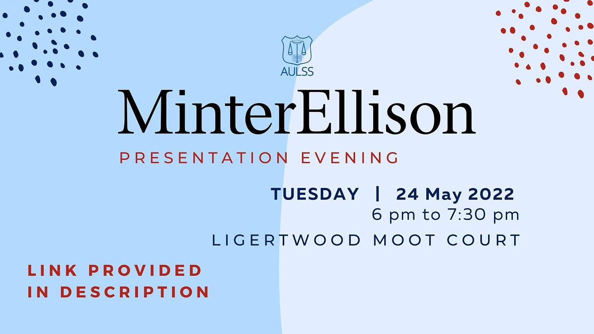 MinterEllison Presentation Evening