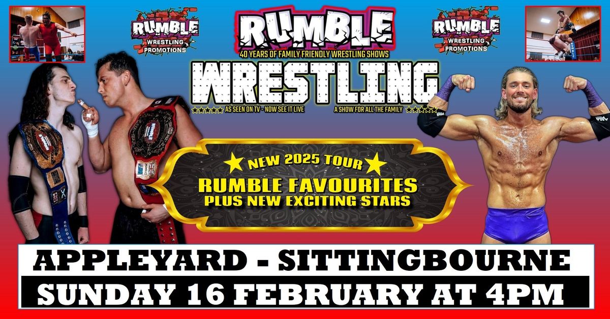 Rumble Wrestling comes to Sittingbourne at The Appleyard