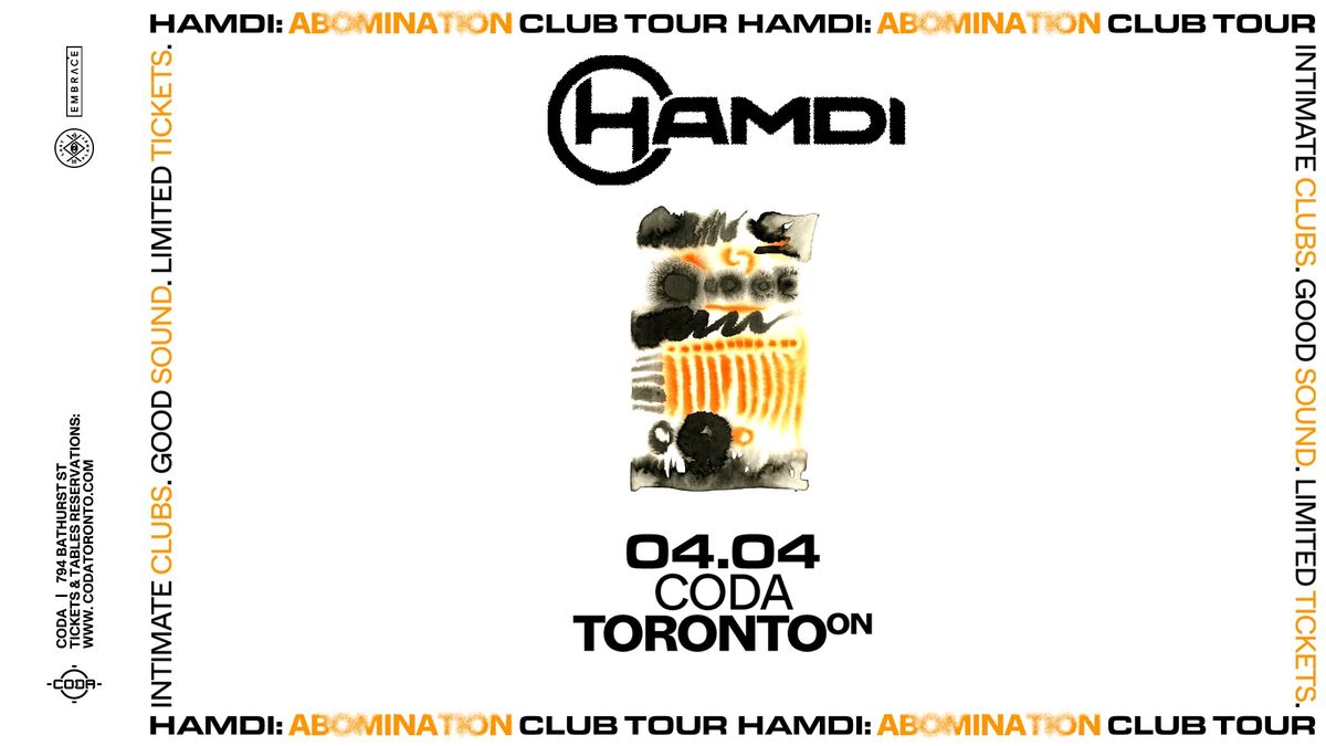 Hamdi x CODA | April 4th