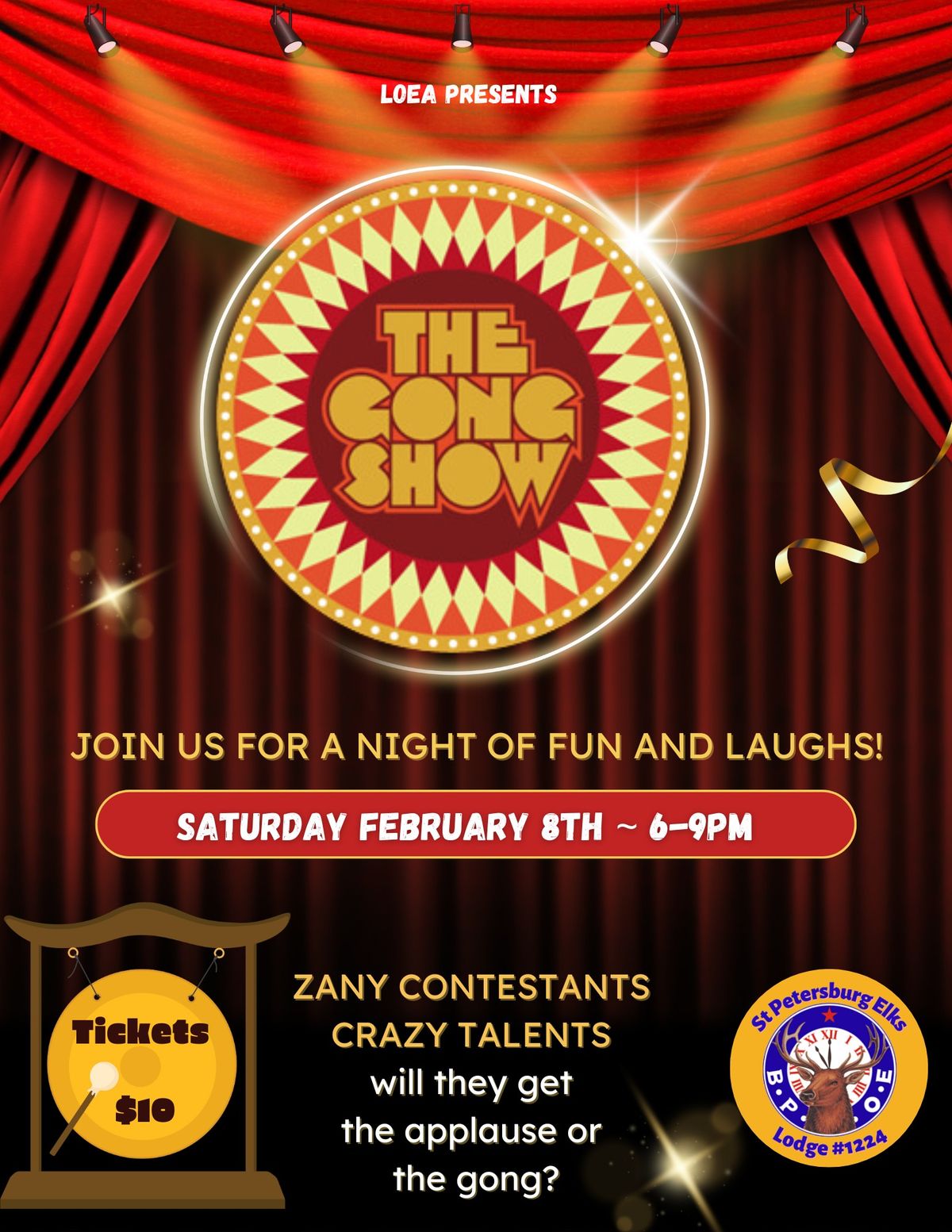 The Gong Show - contestants wanted!