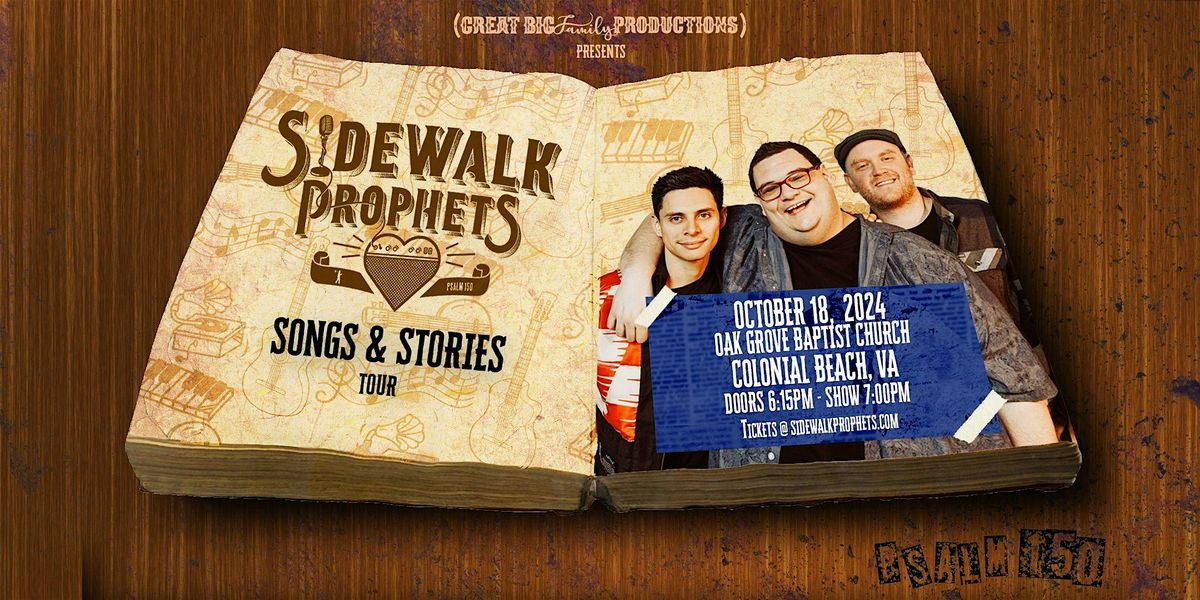 Sidewalk Prophets - Songs & Stories Tour-Colonial Beach, VA