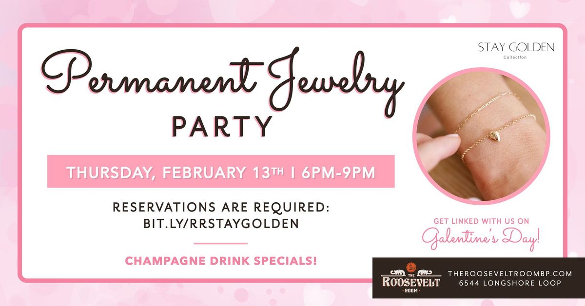 Permanent Jewelry Party x Stay Golden