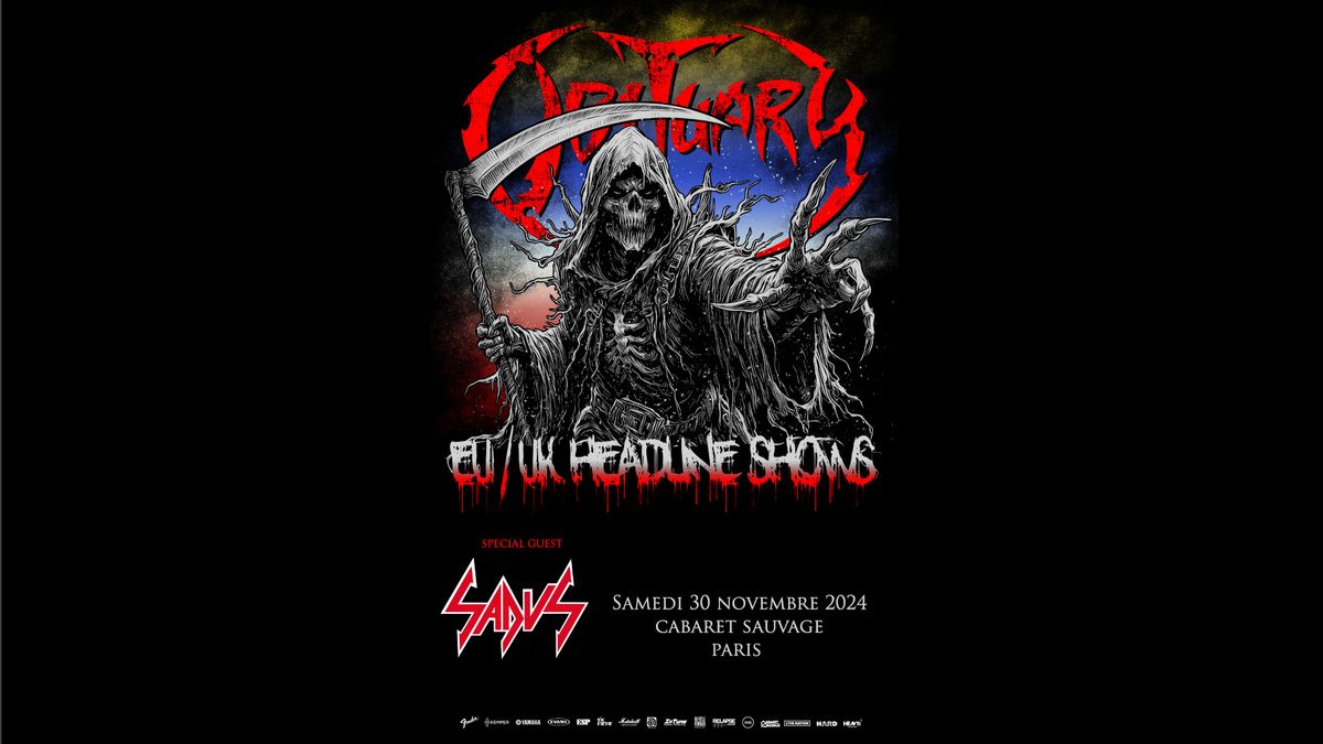 OBITUARY | Cabaret Sauvage, Paris - samedi 30 novembre 2024