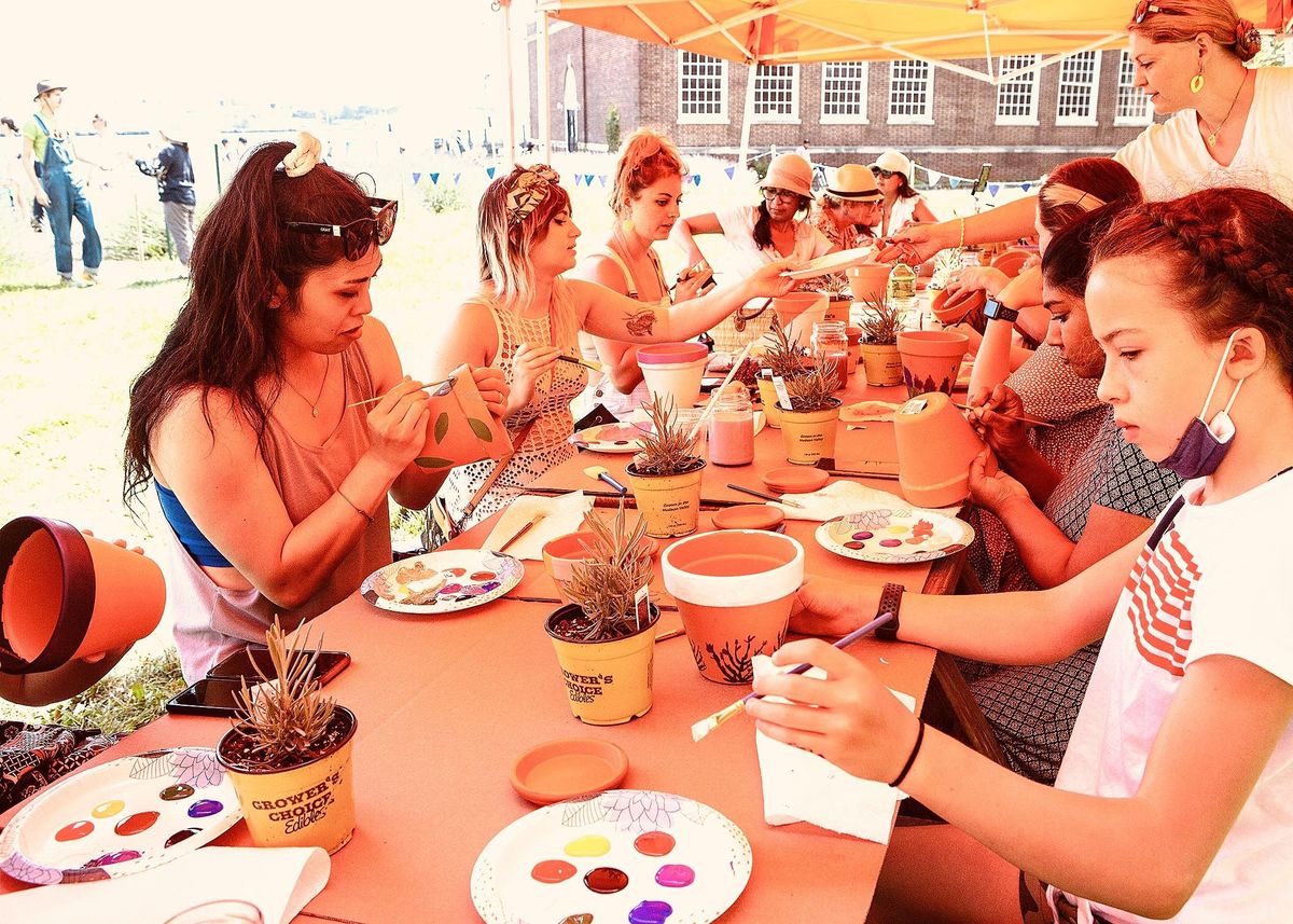 NYC Lavender Festival : Paint a Pot - Plant a Pot