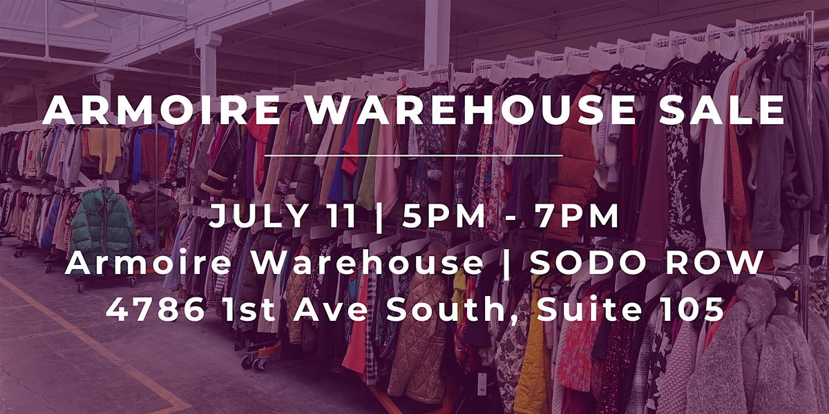 July 2024 Warehouse Sale