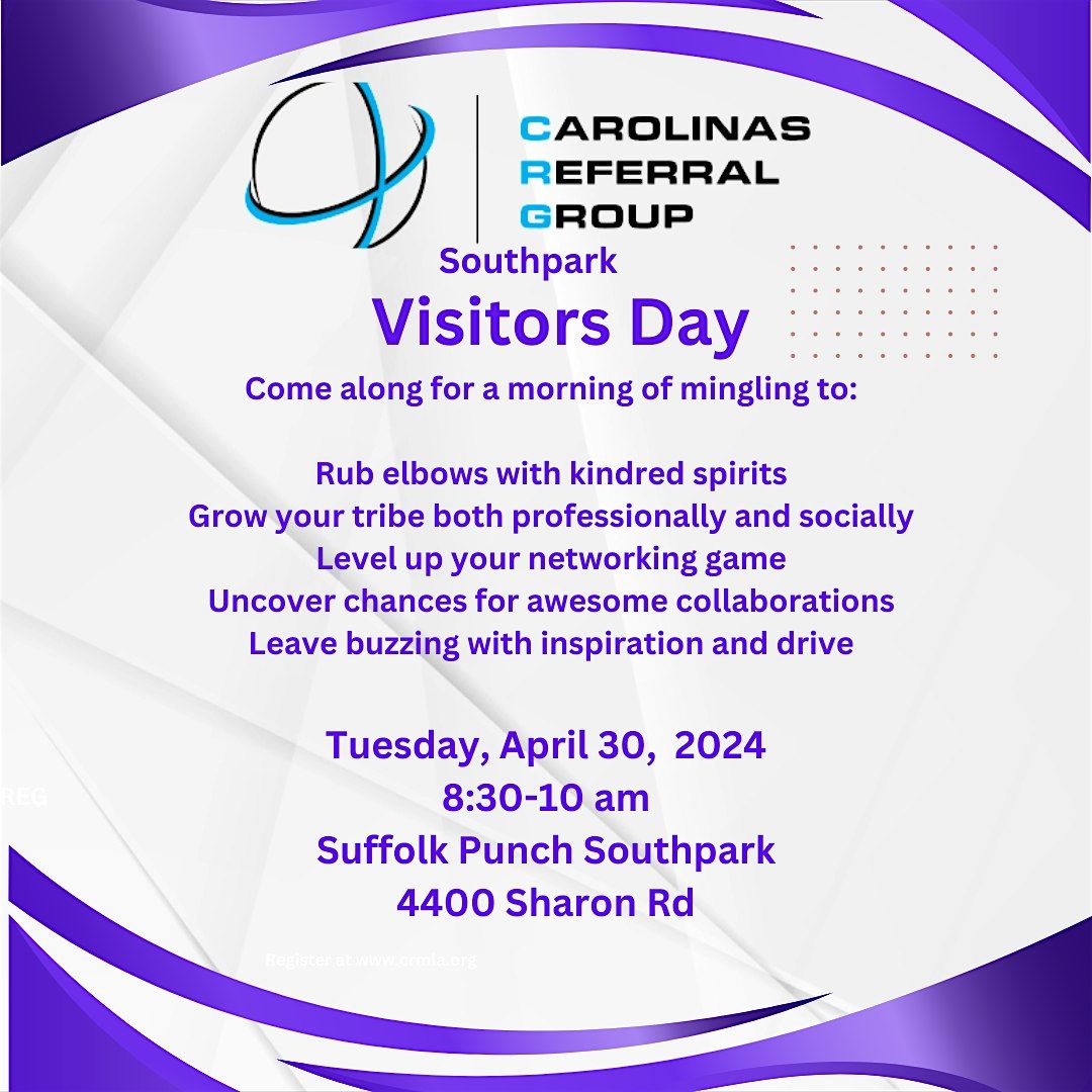 CRG Southpark Visitors Day-April 30