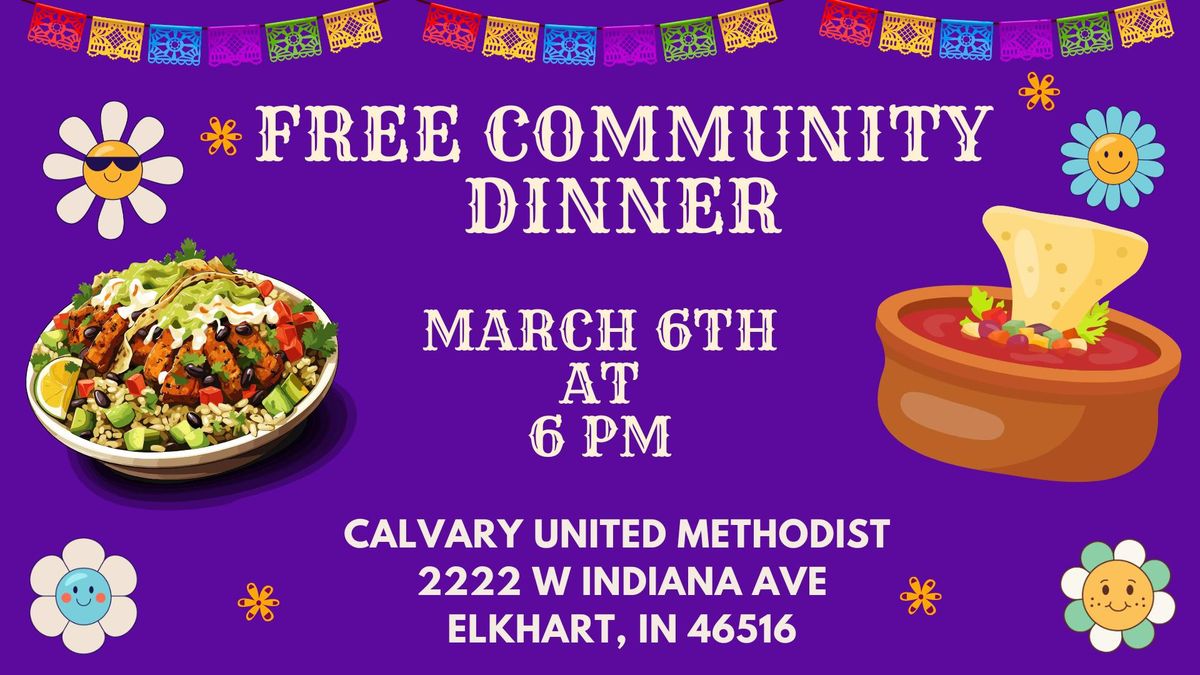 Free Community Dinner: Haystack\/ Burrito Bowl 