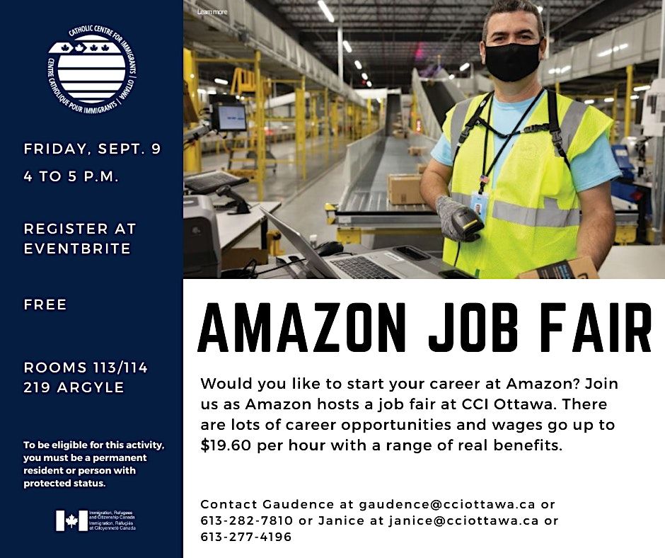Amazon Job Fair for Newcomers