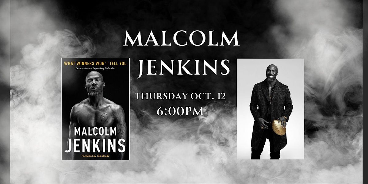 Malcolm Jenkins Author Talk and Book Signing