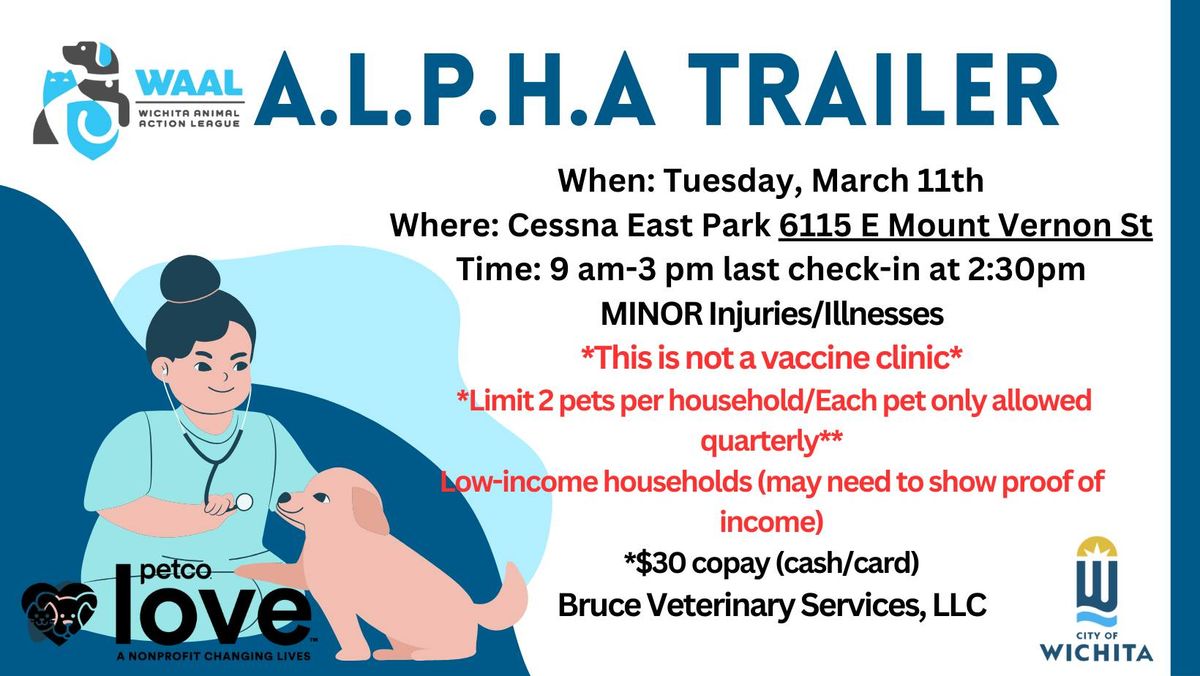 Affordable Local Pet Health Assistance (ALPHA) clinic 