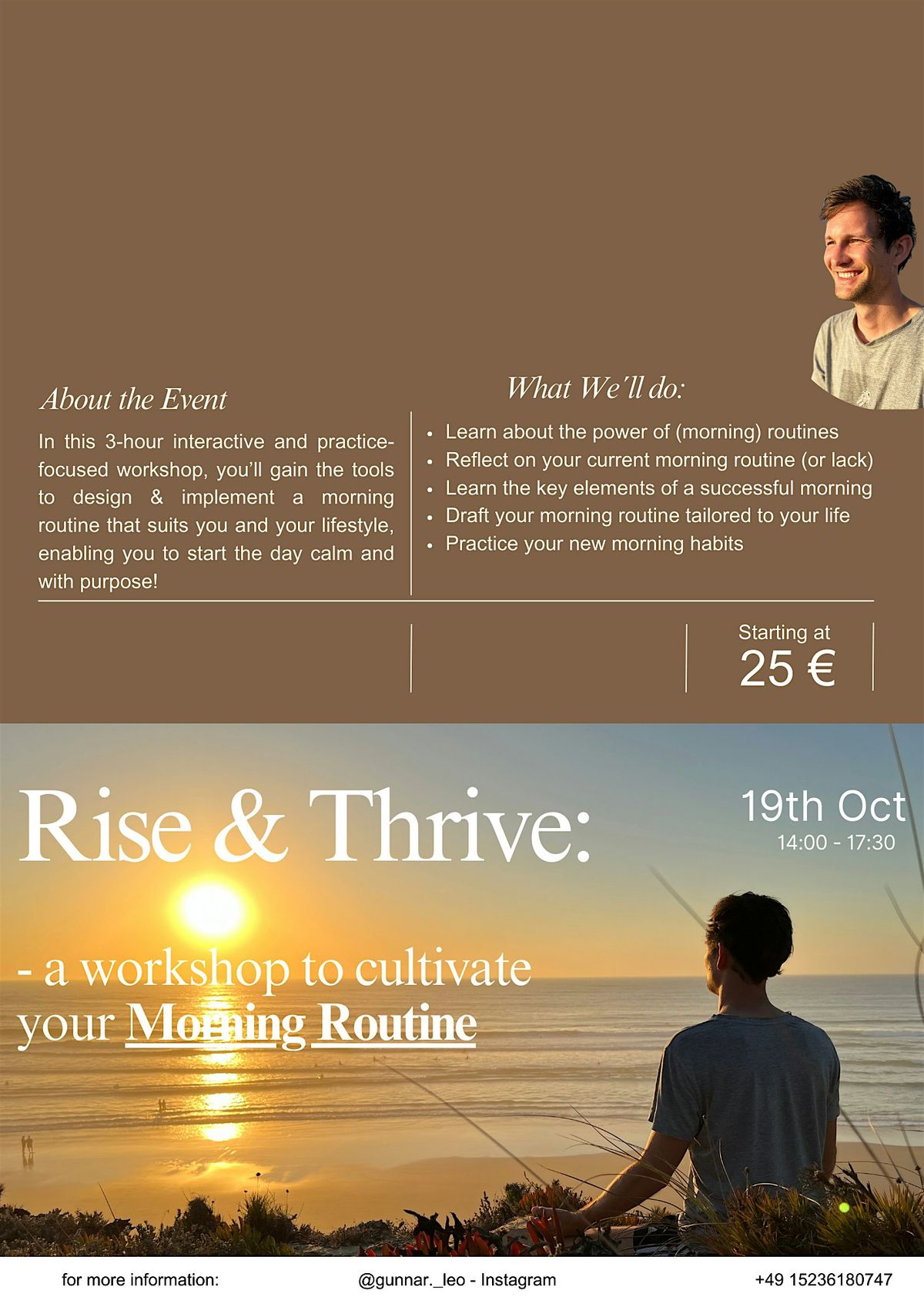 Rise & Thrive - a workshop to cultivate your morning routine