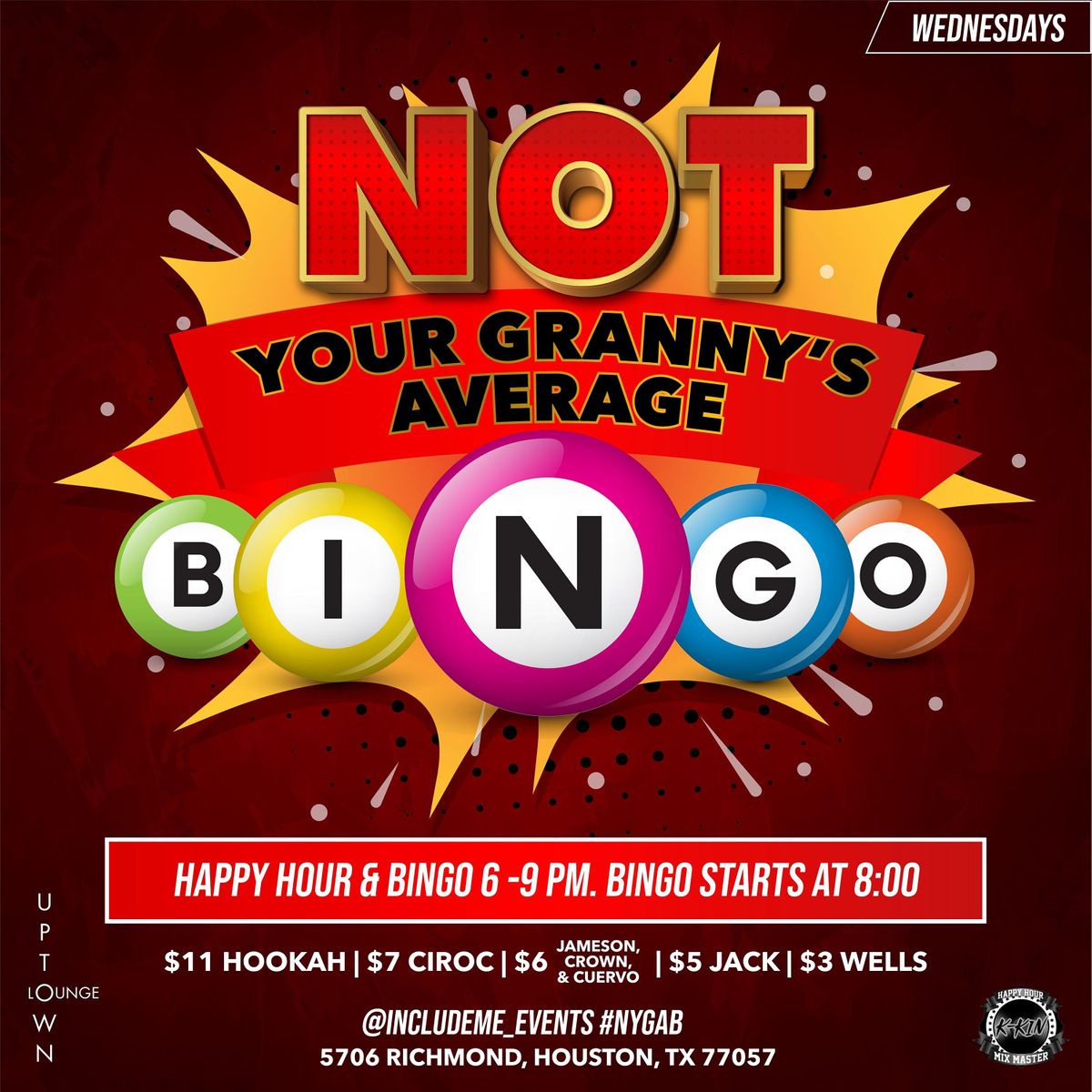 Not Your Granny Average BINGO!!