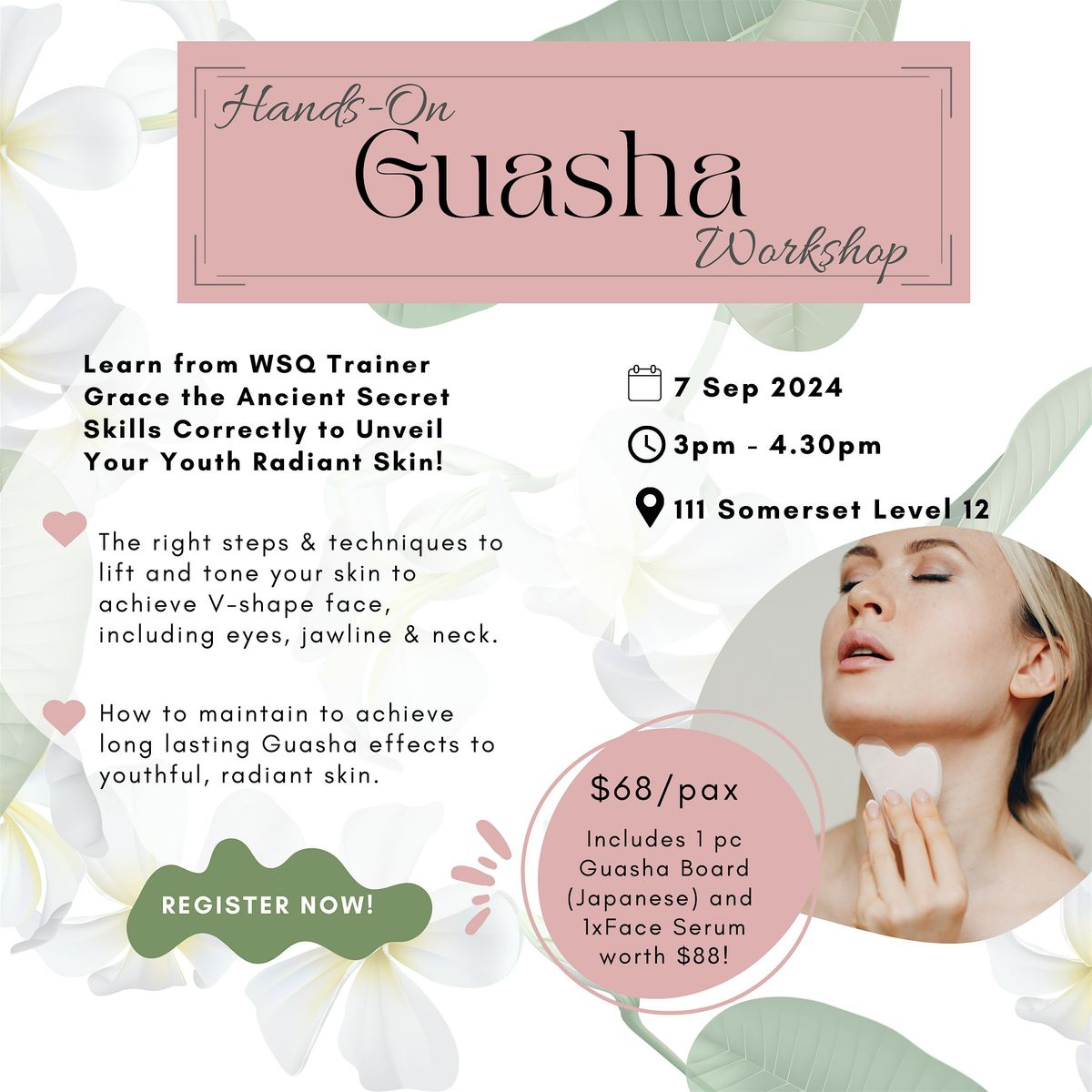 Korean Facial Guasha  with Aromatherapy