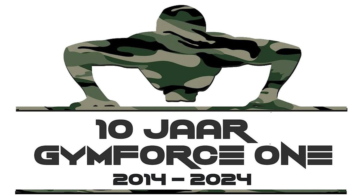 10 jaar Gymforce One (inschrijving volwassenen)