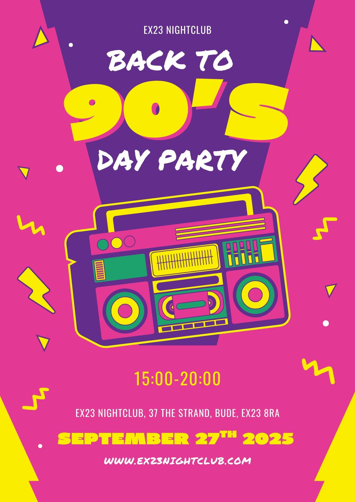 Back to 90's Day Party