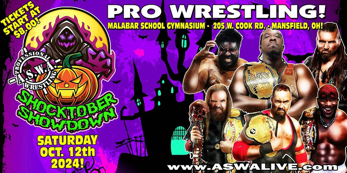 Live Pro Wrestling: ASWA Shocktober Showdown 2024!