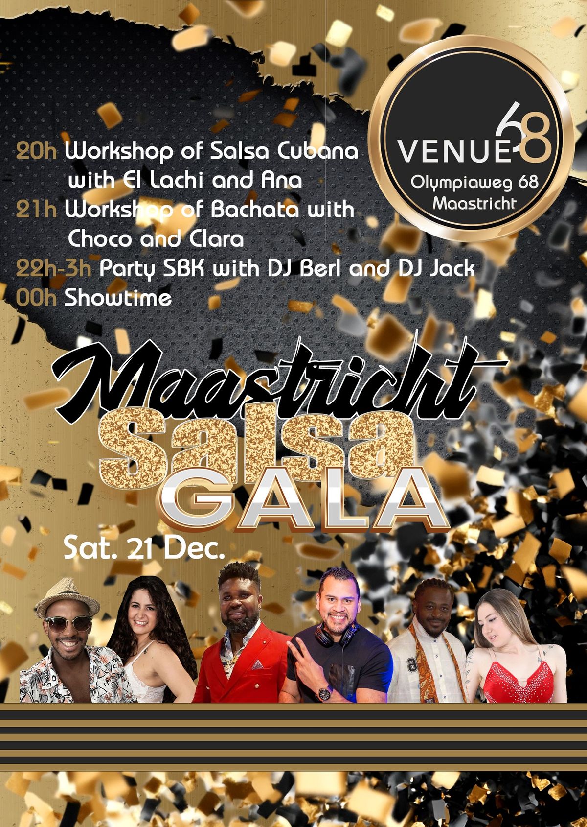 Maastricht Salsa Gala Sat. 21 December 2024