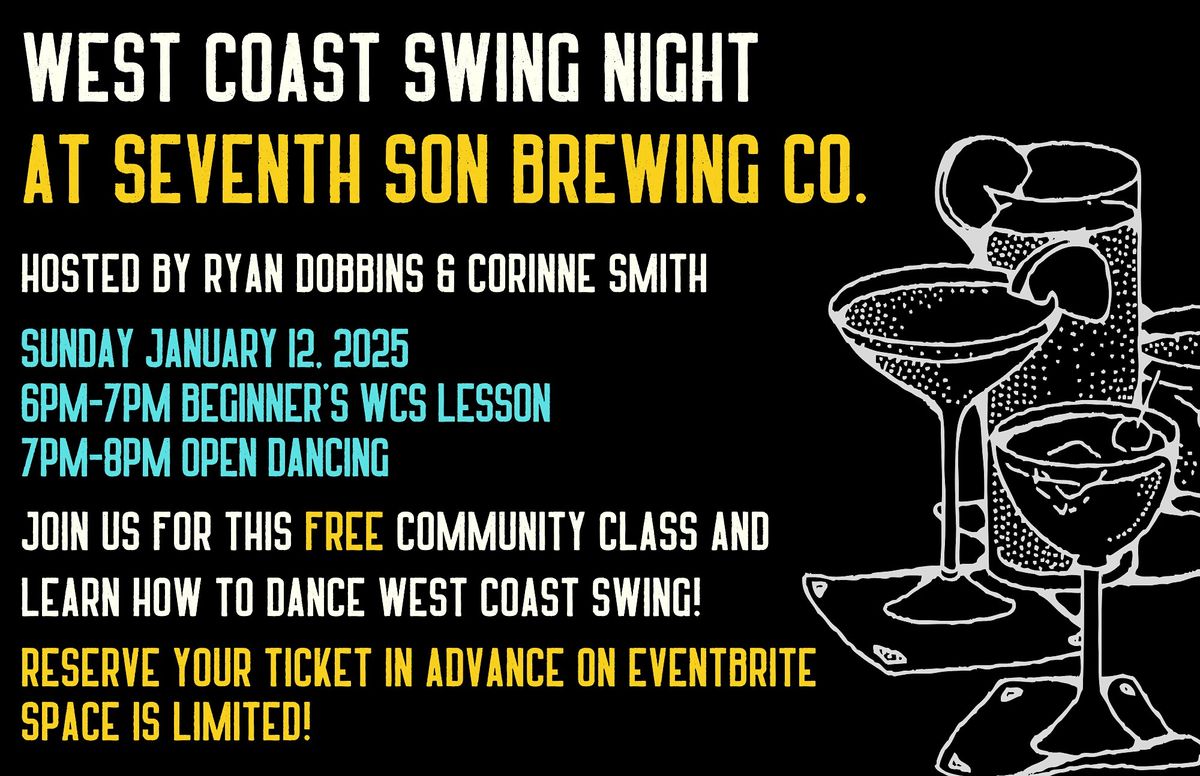 West Coast Swing Night @ Seventh Son Brewing Co.