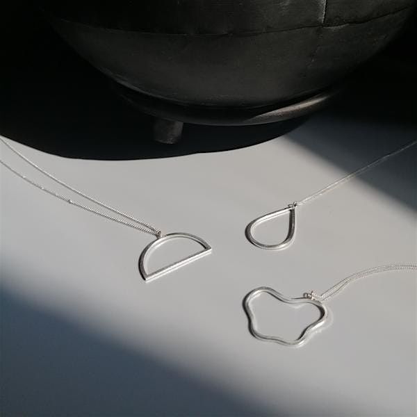 Make a Minimalist Silver Pendant and Earrings with Will Sharp