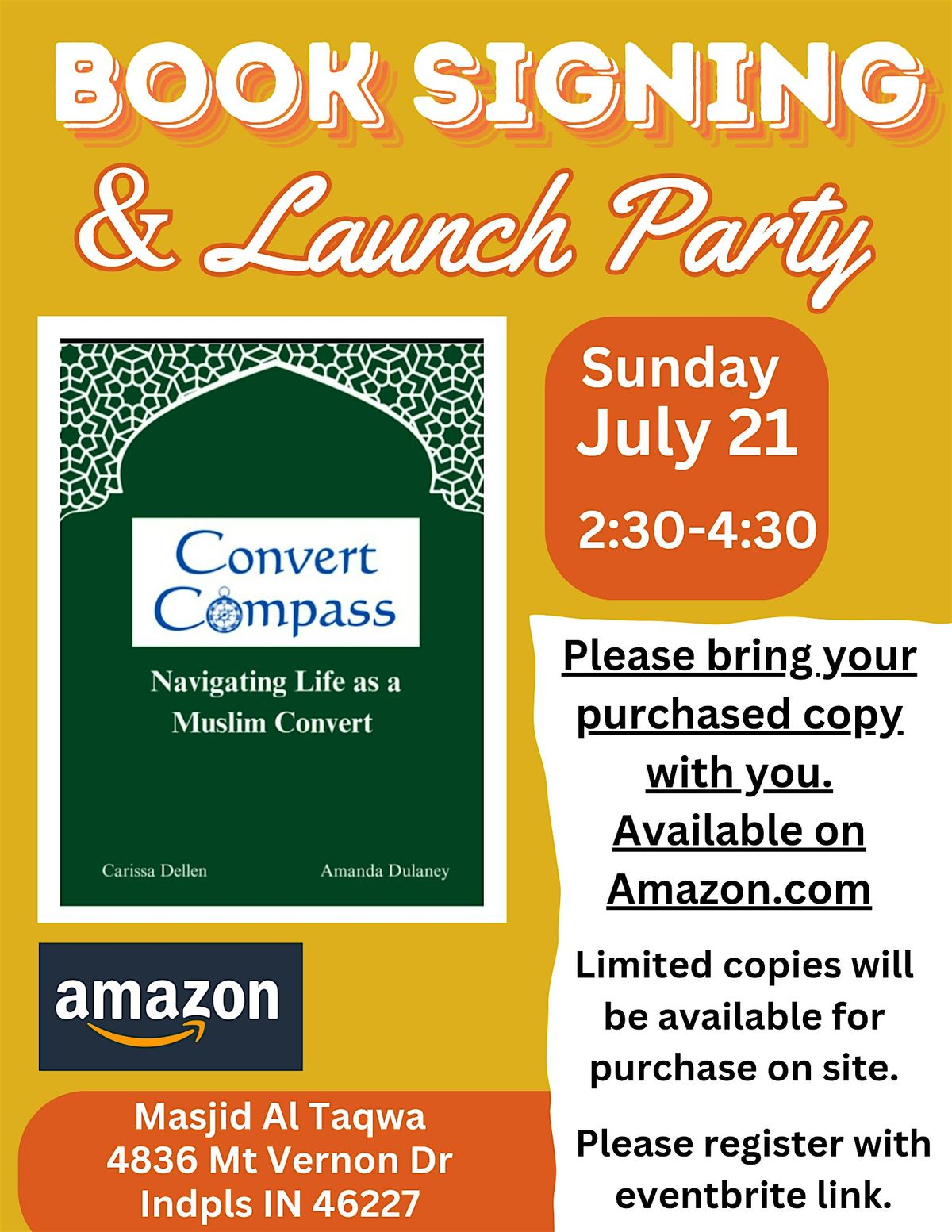 Convert Compass Book Signing And Launch Party