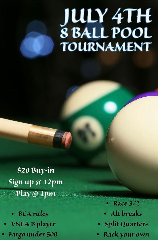 4th of July pool tournament