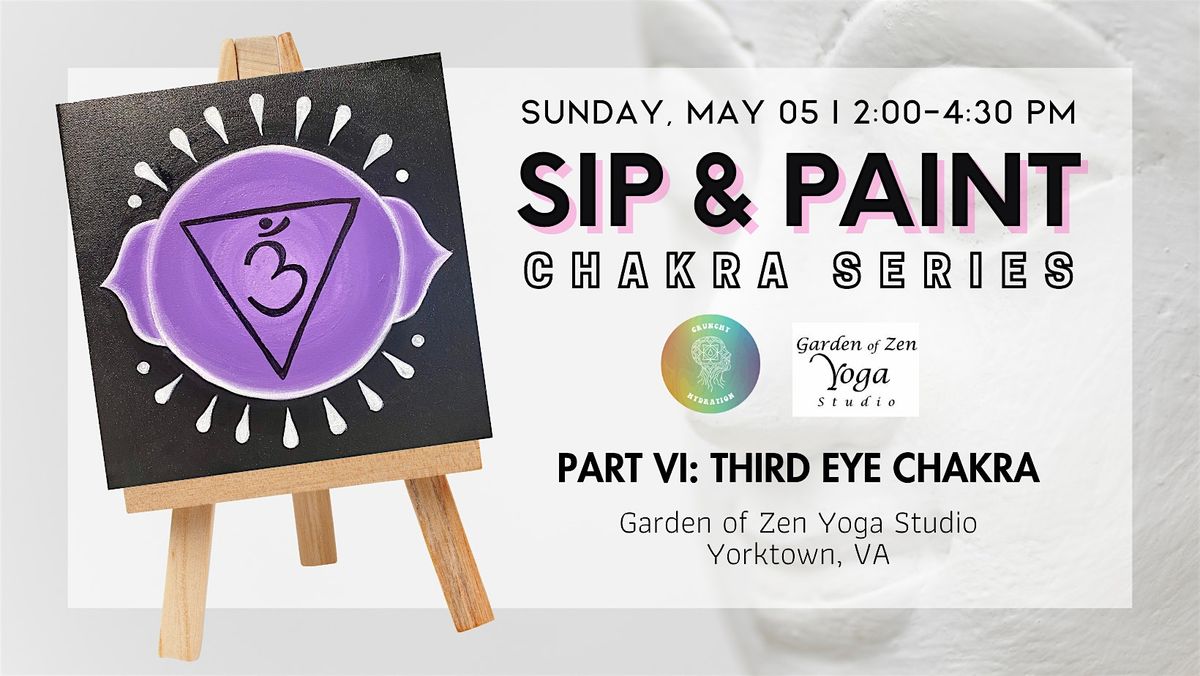Sip & Paint Chakra Series - Part 6: Third Eye Chakra!