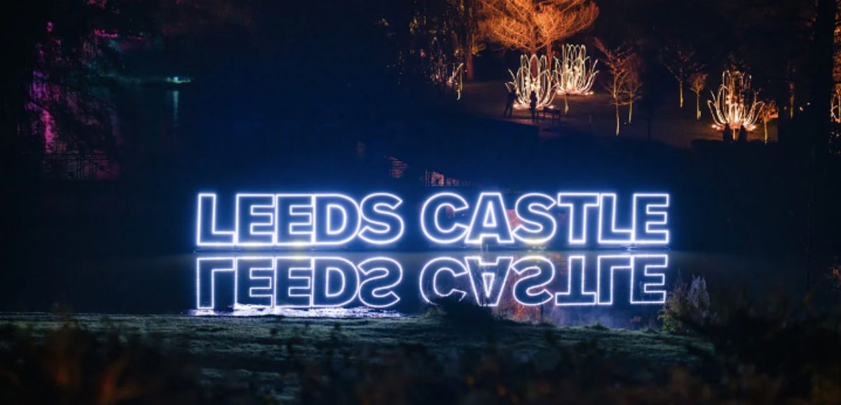 Leeds Castle Christmas Lights Coach Trip from Sittingbourne