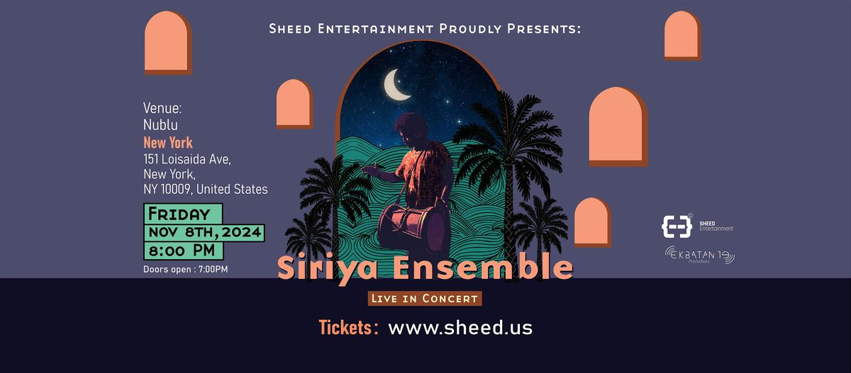 Siriya Live in Concert | New York