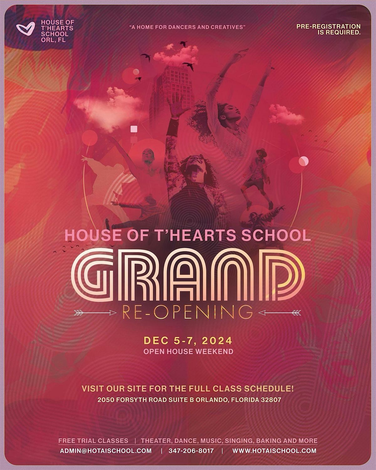 Grand Re-Opening - Free Dance and Arts classes!