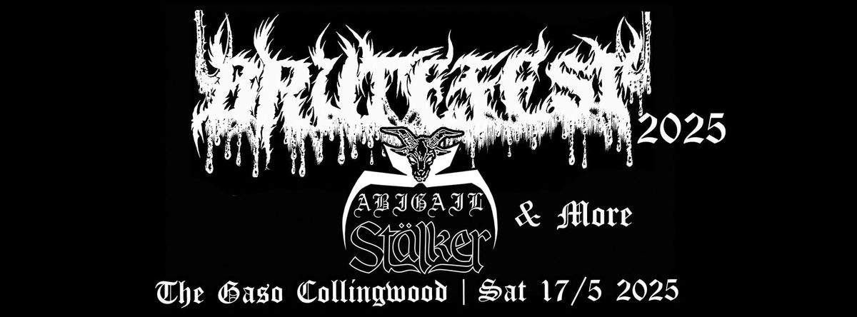 Brutefest 2025 Featuring Abigail (JP) & Stalker (NZ)