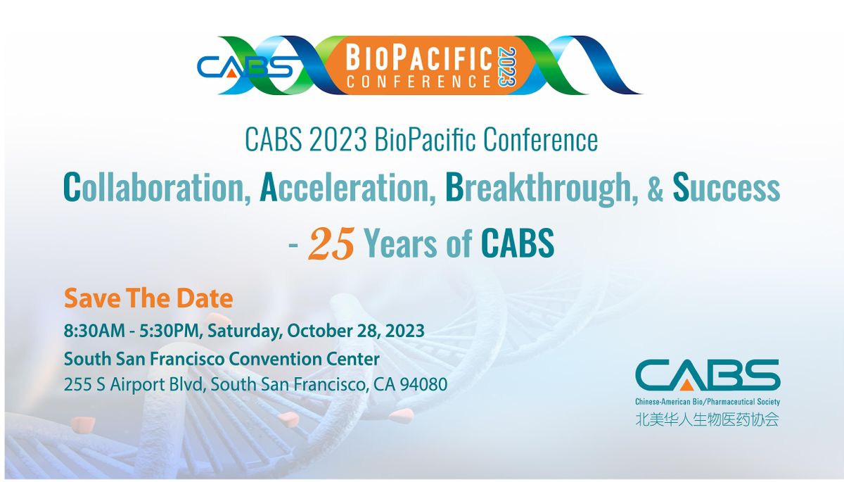 Become a sponsor for CABS 2024 BioPacific Conference