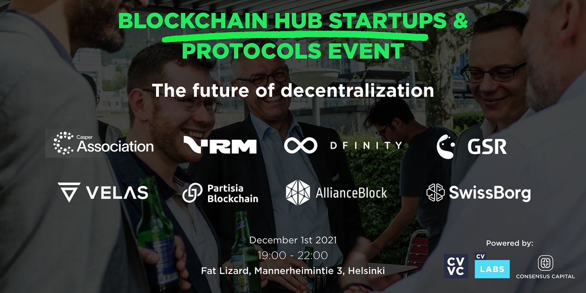 Blockchain Hub - Start-ups and Protocols event