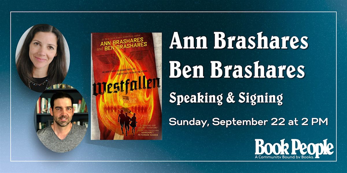 BookPeople Presents: Ann Brashares and Ben Brashares: Westfallen