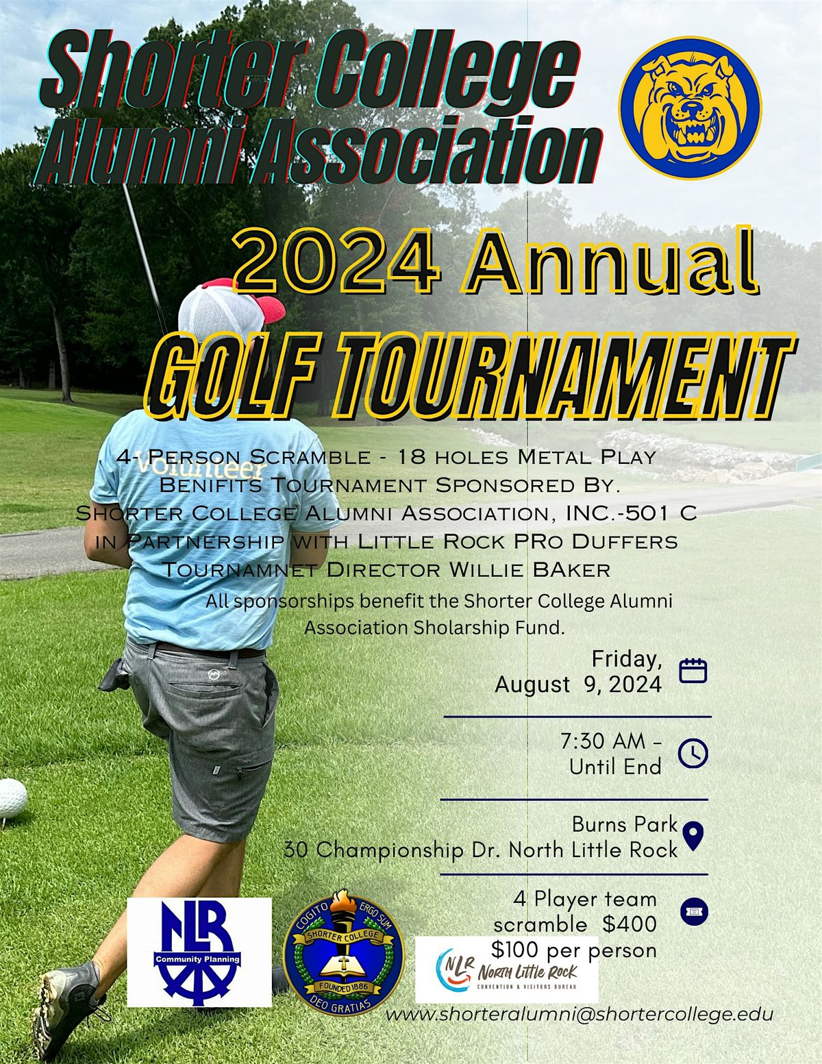 Shorter College Alumni Association Annual Golf Tournament