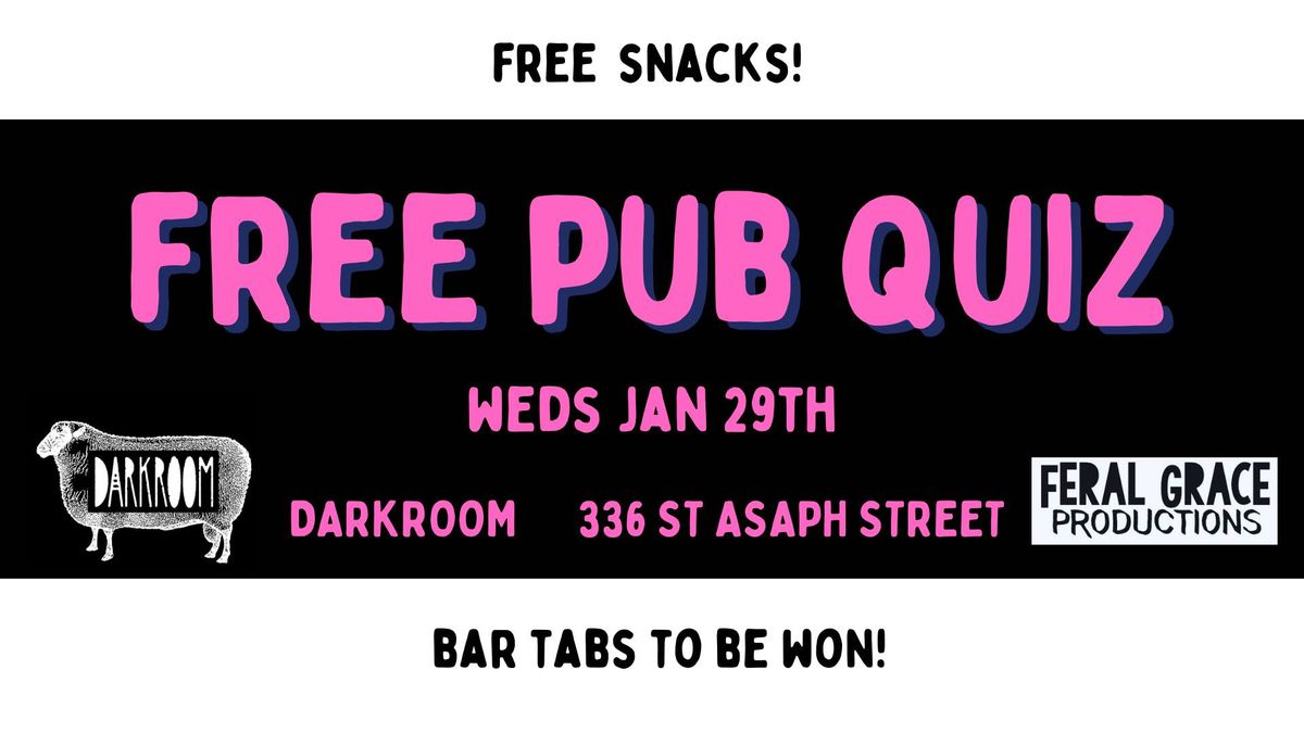 Free Pub Quiz - January