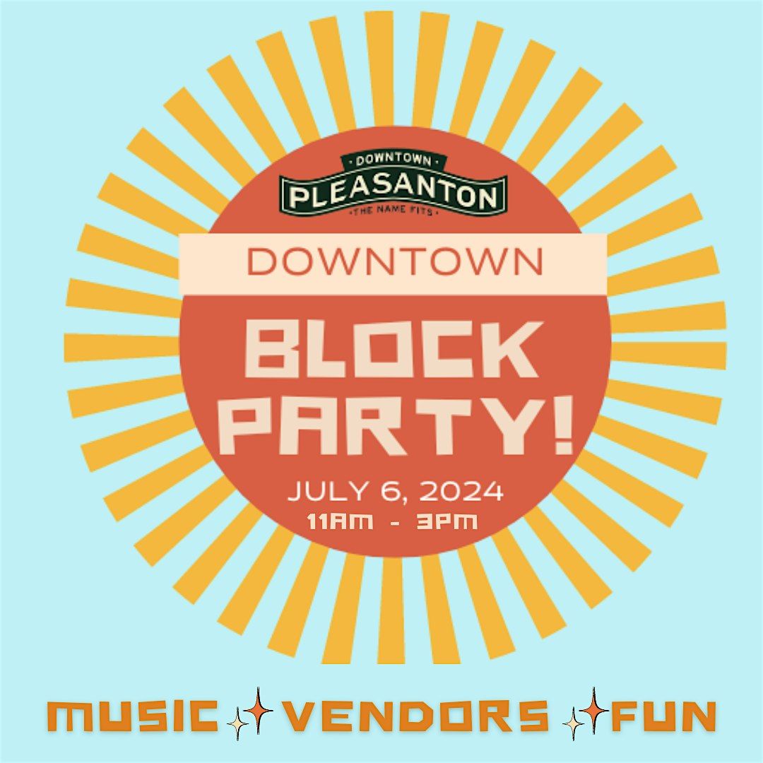 Downtown Pleasanton Block Party