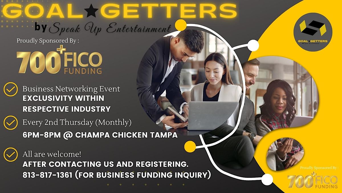 Goal-Getters Business Networking Dinner (Business Networking Event)