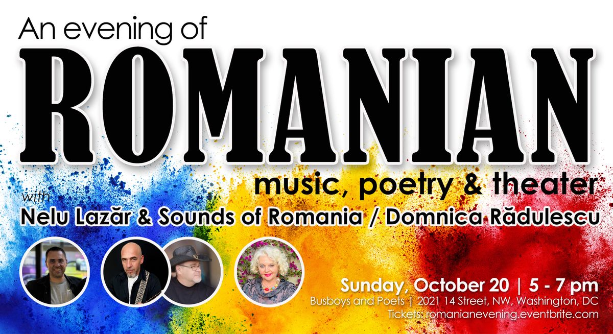 An Evening of Romanian Music, Poetry and Theater