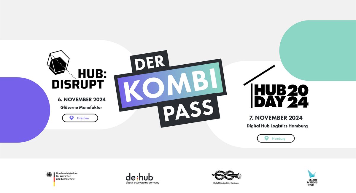 Kombipass Hub:disrupt und Hub:day