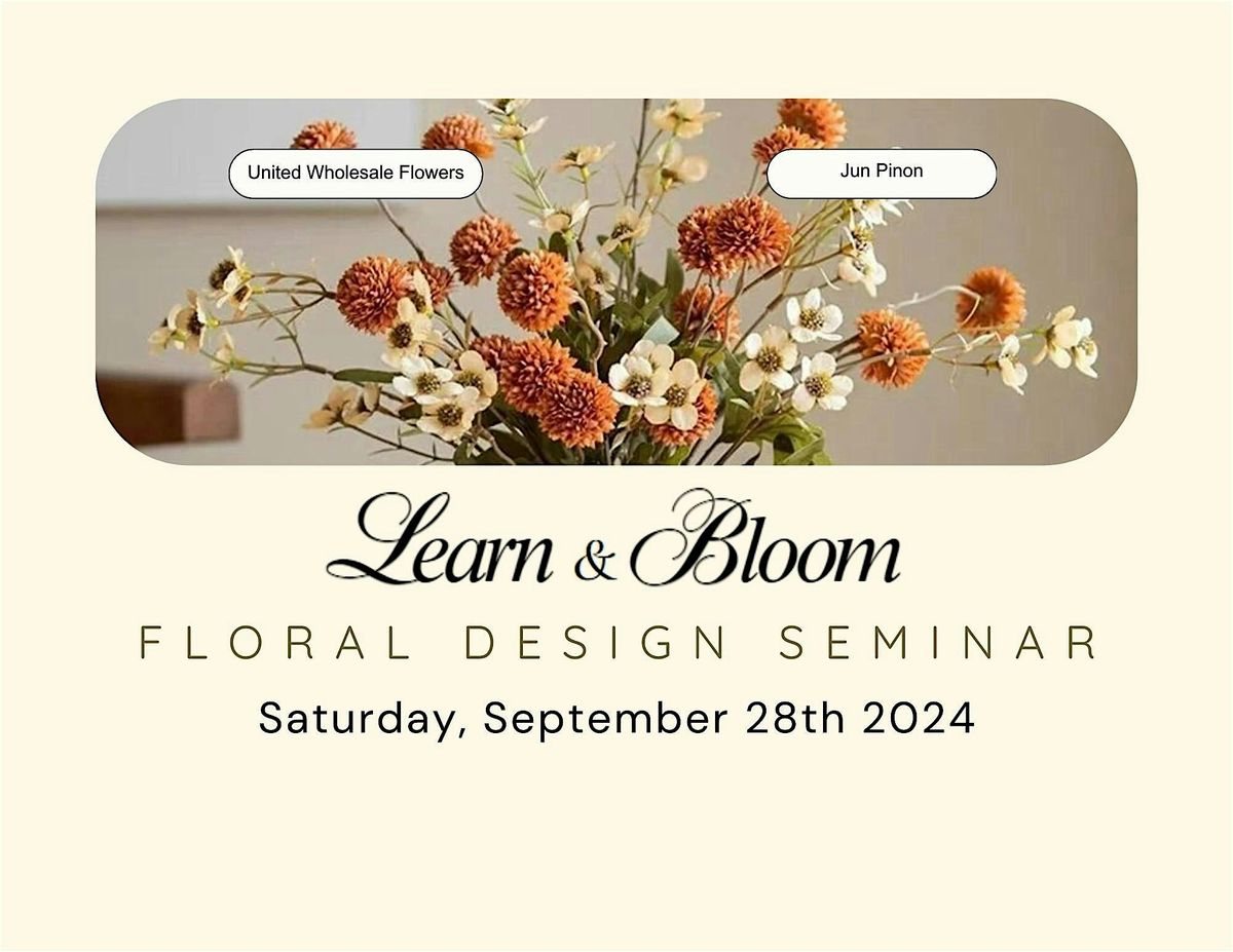 FREE Flower Design Seminar with Jun Pinon (UWF)