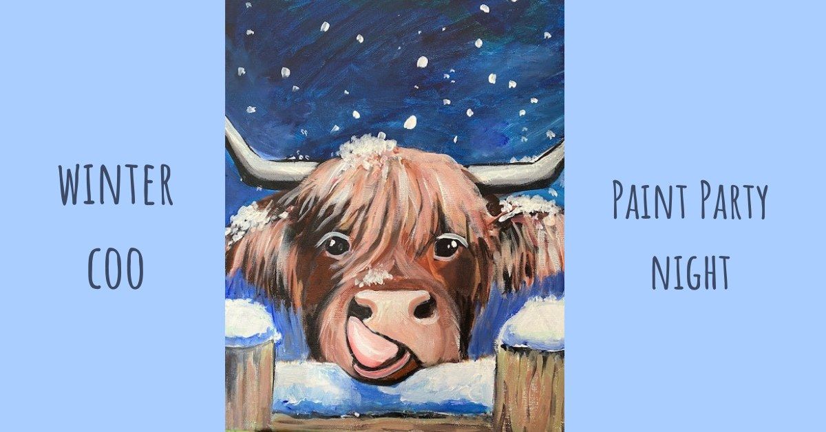 Paint & Sip Night - Winter Coo in BRAMPTON