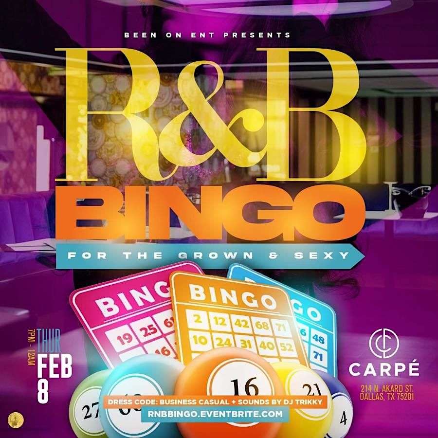 R&B Bingo, Carpe Diem Kitchen & Cocktails, North Akard Street, Dallas ...